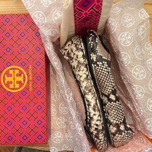 Tory Burch Snake Print Travel Minnie Ballet Flat Size 9.5
